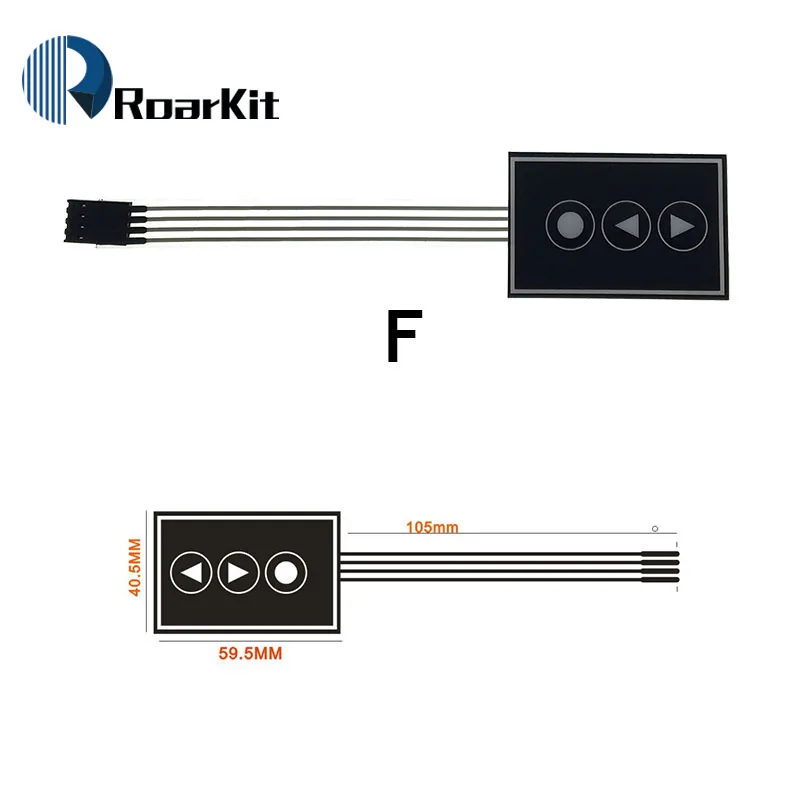 1*2 3 4 5 кнопочный мембранный переключатель 3*4 4X5 матричный массив клавиатура 1X6 клавиатура со светодиодной панелью управления комплект DIY для Arduino