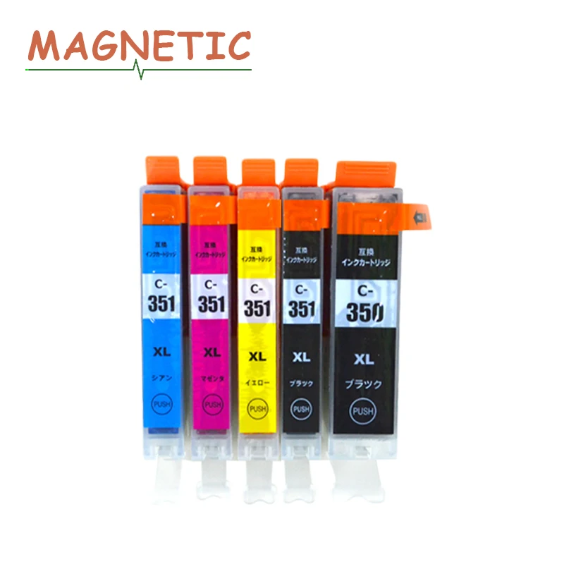 5 шт. для canon pgi350 pgi-350 совместимый чернильный картридж MX923 MG5430 ip7230 принтеров |