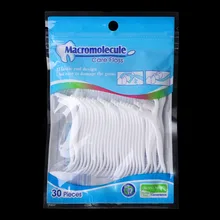 30 шт. оральная резинка зубочистка уход за зубочистка шелковая нить зубные нити пластиковые зубочистки для ухода за полостью рта Отбеливание зубов#11