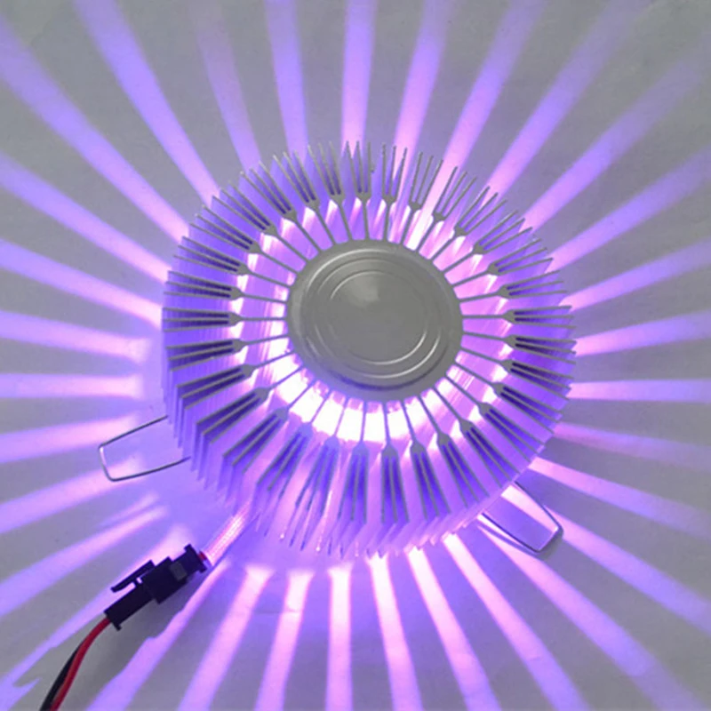 

LED Indoor light led Wall Lamps AC85-265V 3W/5W 140*40mm Sunflower Sconce Modern Aluminum Colorful Decoration lights IY121620