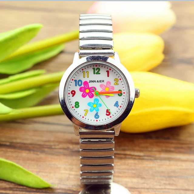 free shipping new fashion boys girls women lovely flower dial Relojes Flexible e free shipping new fashion boys girls women lovely flower dial Relojes Flexible e