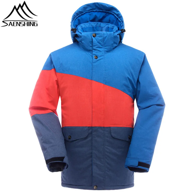 

SAENSHING Ski Jacket Men Super Warm Waterproof Winter Snow Jacket Ski Clothing Breathable Outdoor Snowboard Jackets Male
