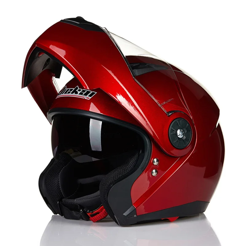 

JIEKAI 115 Dual Visor Motorcycle helmets Modular Flip Up Motocross helmet racing double lens capacete casco Motorcycle helmet