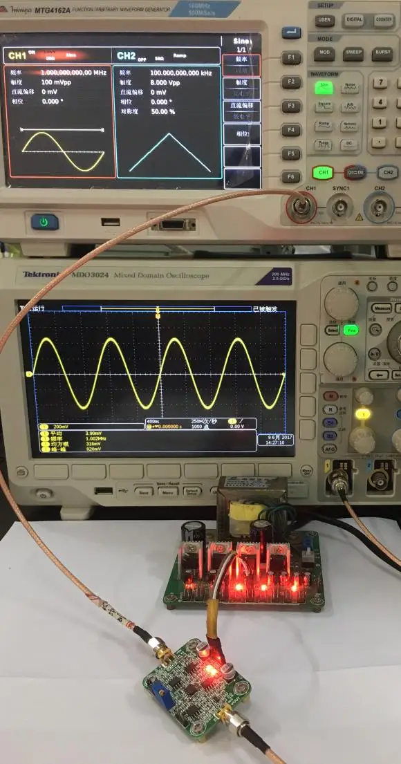 Широкополосный AGC AD603-40dB до 40 дБ Автоматическая регулировка ручная/программируемая полоса пропускания максимум 135 м