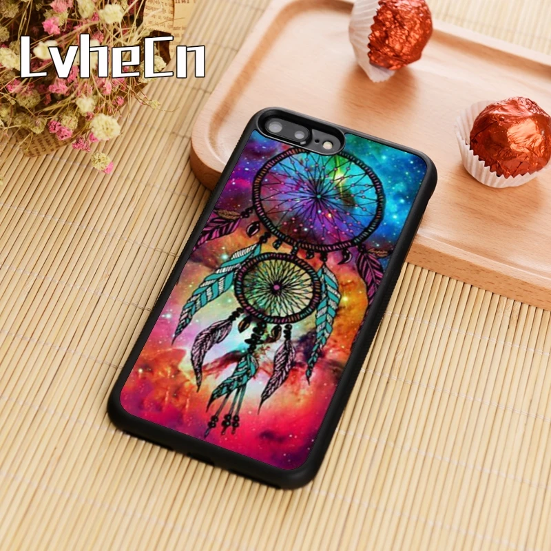 LvheCn Космическая туманность Ловец снов чехол для телефона iPhone 5 6s 7 8 plus X XR XS max 11 Pro