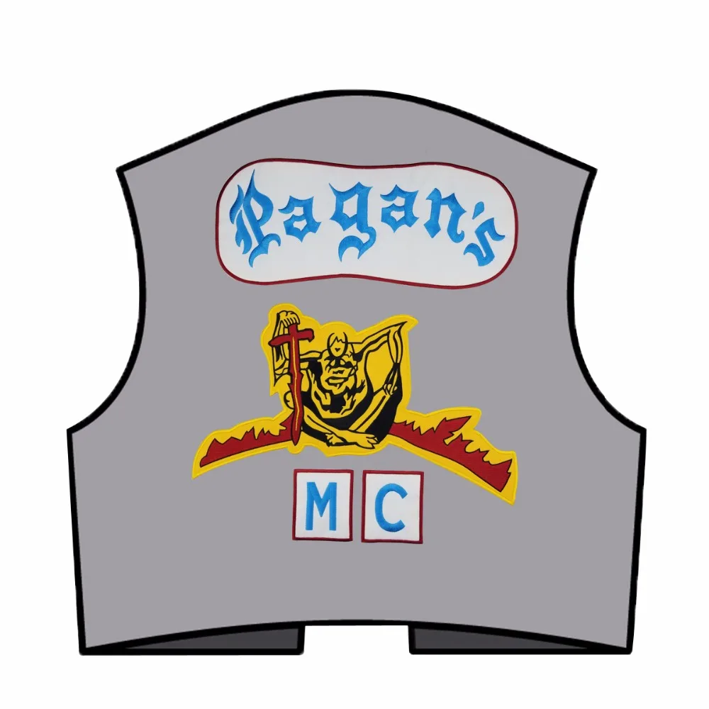 G0412 Pagan Motorcycle Patch 1% Biker Rider Vest MC Embroidered Patch  (6)