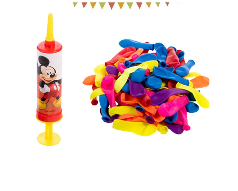 Дисней 100 шт Микки Маус День рождения воздушные шары украшения детские игрушки для душа