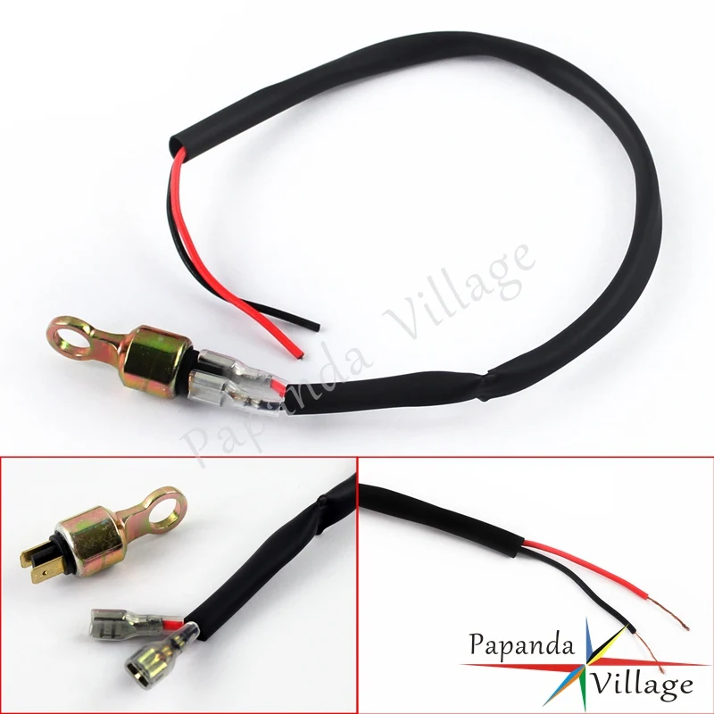 45cm Motorcycle Rearset Hydraulic Pressure Brake Light Switch Hydraulic