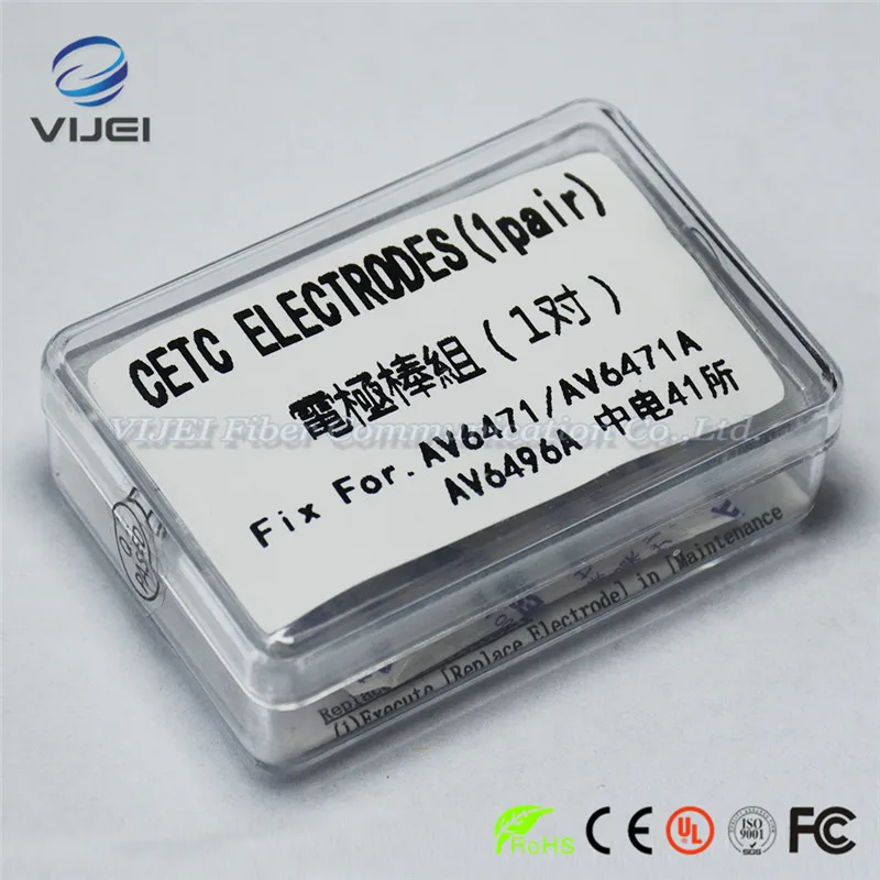 

CETC Electrodes AV6471 av6471a AV6496 AV6496A Fusion Splicer Fiber Splicing Machine Electrodes