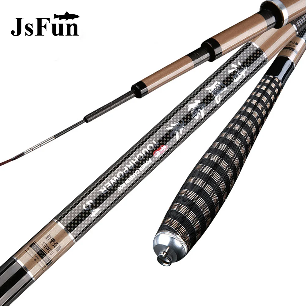 

Ultra Light Stream Hand Fishing Rod 3.6M 4.5M 5.4M 6.3M Telescopic Carbon Fiber Feeder Fishing Rod Carp Pole Fish Tackle L281