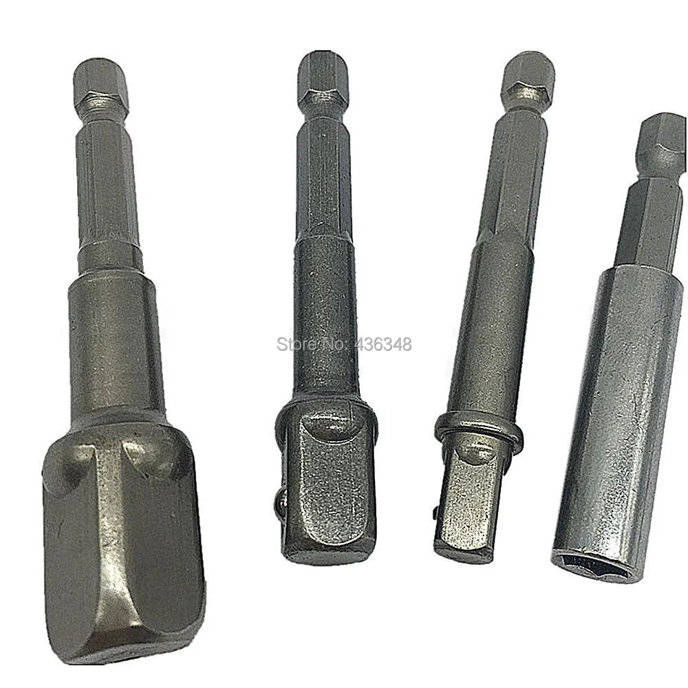 4pc Impact Power Driver Extension Drill Socket Adapter Drill Socket