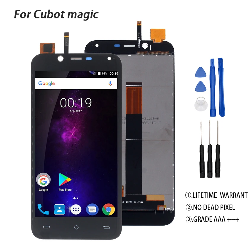 

Original For Cubot Magic LCD Display Touch Screen Digitizer Phone parts For Cubot Magic Screen LCD Display