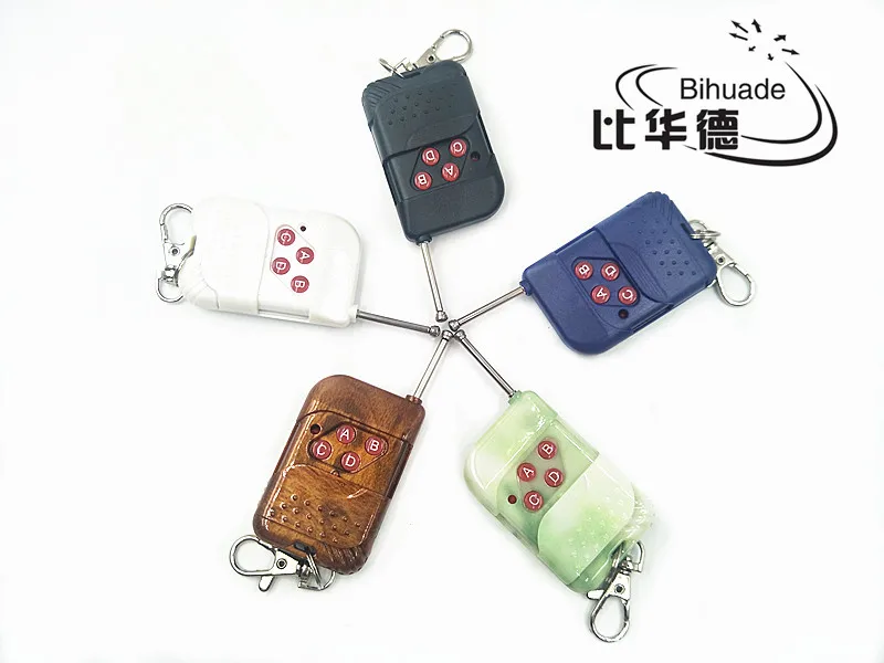 

RF 433 Mhz Garage Door Remote Control Universal Wireless 4-key Remoto Control Controller Copy code 433 Mhz Remote Controls