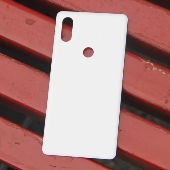 Стеклянный чехол на заднюю панель для Xiaomi MIX 2s Mix 2S задняя крышка на батарейку для телефона задняя крышка на заднюю панель чехол s - Color: White