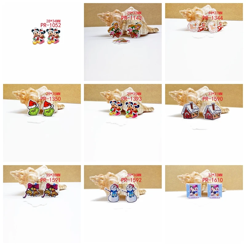 

Free shipping 30 pcs planar resin ribbon christmas resin pr1393