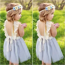 Little Girls Dresses for Party and Wedding Summer 2019 Toddler Kids Dresses for Girls Tutu Children's Party Princess Dress handmade babies rainbow tutu bowknot toddler little girls pageant dresses soft net organza short mini cupcake girls dresses