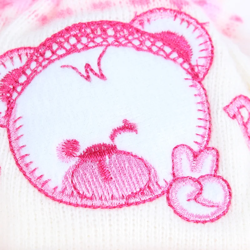 Cute Bear Hats For Newborn Baby Crochet Warm Winter Hat Cotton Soft Knitted Newborn Photography Props 0-3M Baby Girls Clothing  (6)