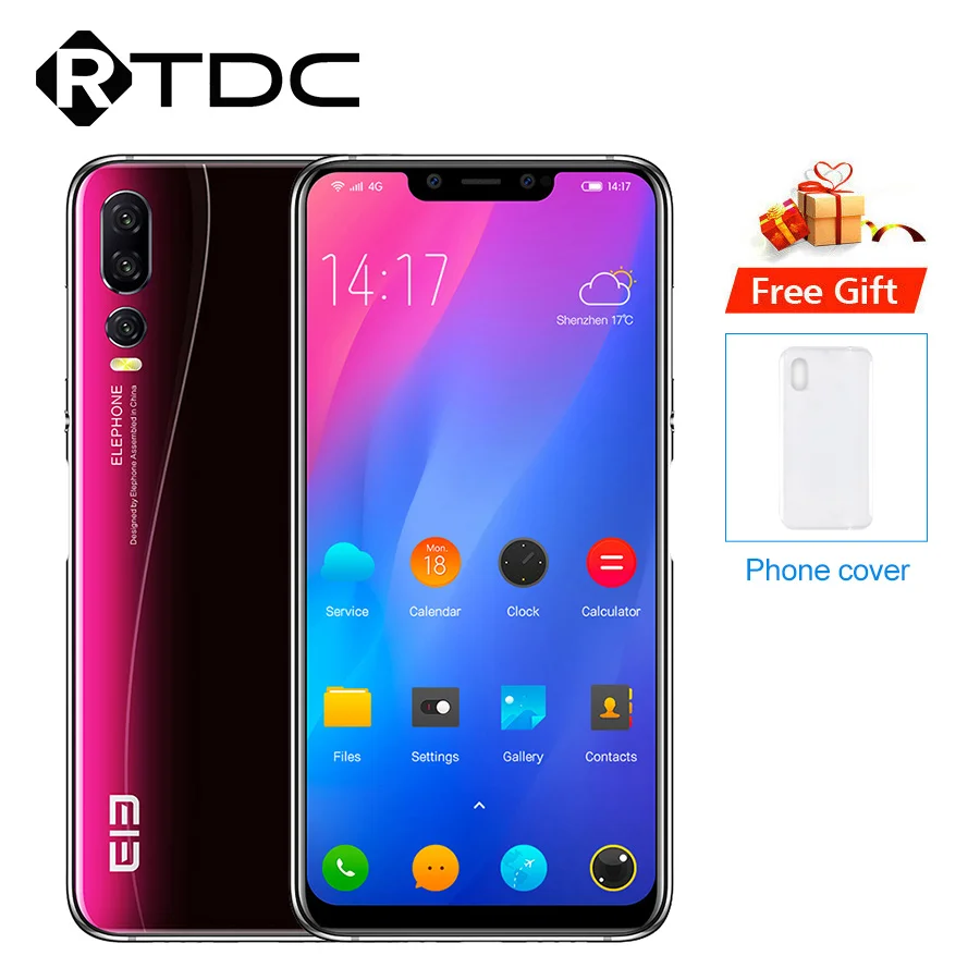 Elephone A5 6 18 &quot18 7: 9 Android 8 1 P60 MT6771 Четырехъядерный 4 ГБ ОЗУ 64 Гб ПЗУ 12 Мп + 20 МП