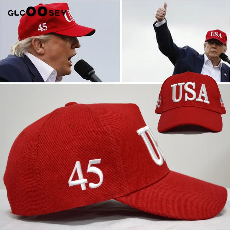 

Trump Baseball Cap USA Letter Embroidery GOP Republican Patriots Caps Men Women Trump President Sun Hat Republican Election Cap