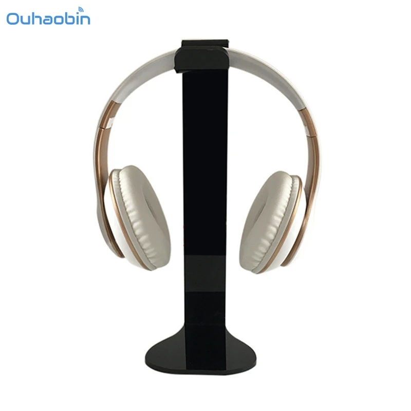Buy Ouhaobin Black Universal Acrylic Headphone Stand Headset Holder Display