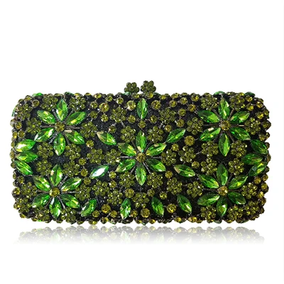 fashion female bag Women 2017 Fashion Rhinestone Clutch Bag Day Clutches Prom Ladies Handbag silver/black/blue/gold/green/yellow