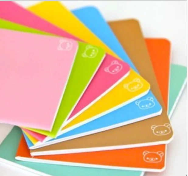 

3PCS 24Sheets Fresh Candy Color A6 Diary Lovely Stationery Mini Notebook