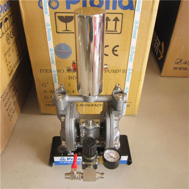 Two way pneumatic diaphragm pump