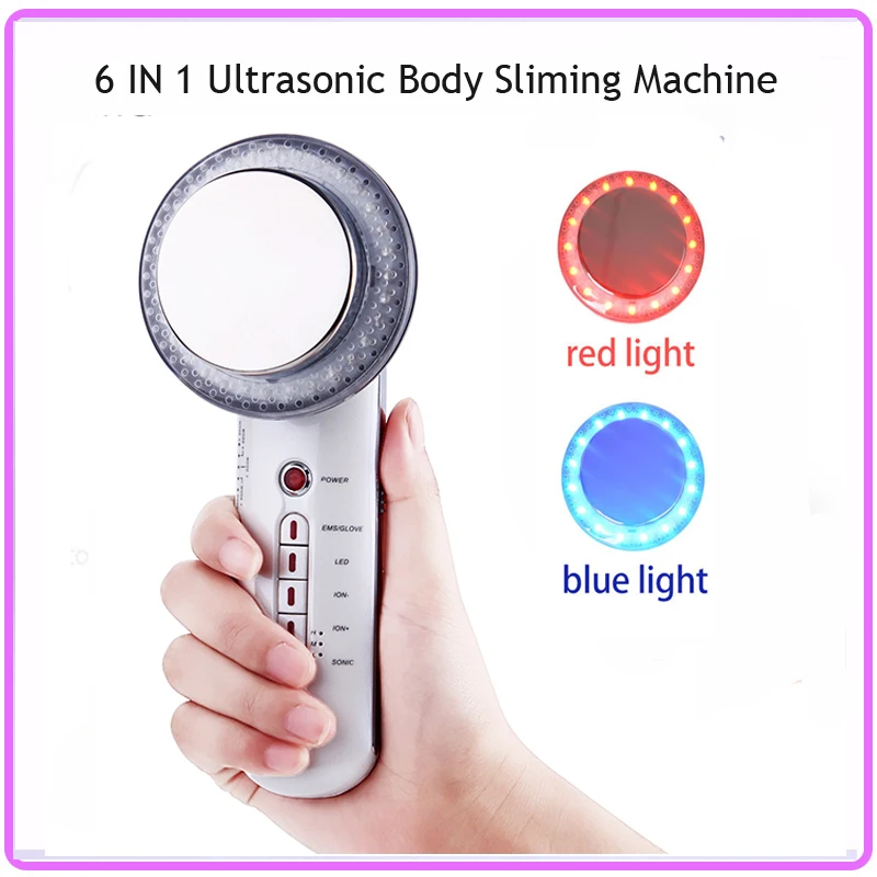 Skin Firming Rejuvenation Galvanic Spa Ultrasonic Photon Infrared Therapy Body Contouring Slimming Massager Free Shipping