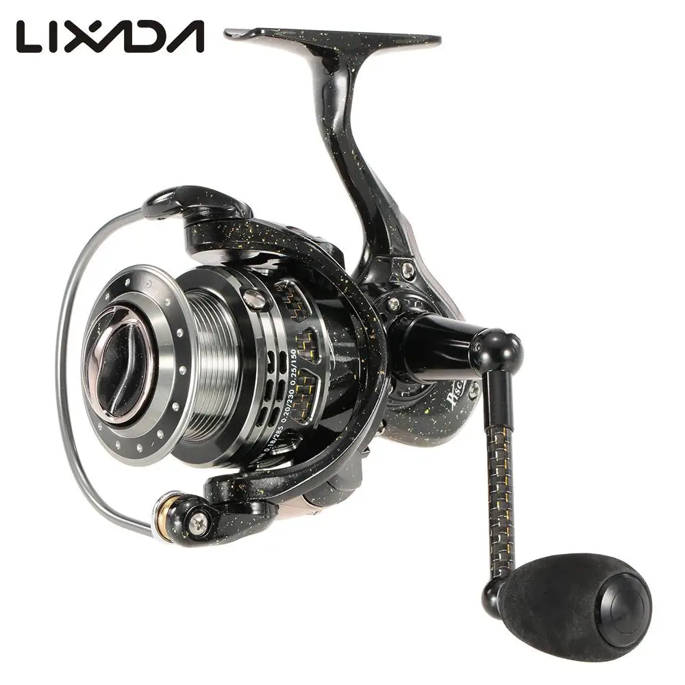

6+1BB Metal Fishing Reels Spinning Reel High Speed Magnetic Brake System EVA Handle Spinning Fishing Wheel Lure Fishing Tackle