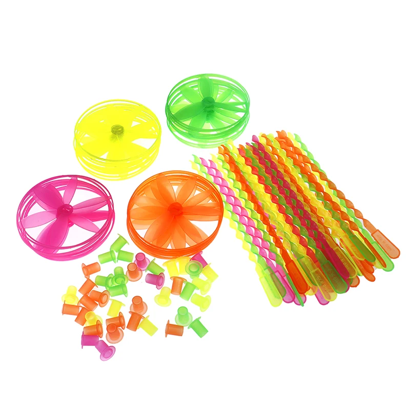 20/40 قطعة سبين مزيج اللون ضوء لعبة للهواء الطلق UFO الاطفال التعليم لعبة للأطفال هدية تحلق الصحن رمي و الصيد القرص الفئة