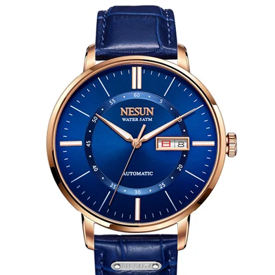 Швейцария Nesun часы для мужчин люксовый бренд Япония MIYOTA автоматические механические мужские часы сапфир relogio masculino часы N9209-1 - Цвет: Item 1