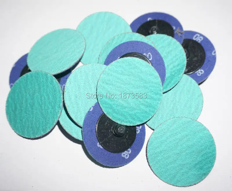 

50pcs 3"(75mm) Roll Lock R203 same quality with 577F Zirconia Type R Quick Change Sanding Disc Roloc disc for metal