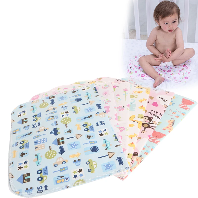 Newborn cotton blend Diaper Pad Easy Washing Nappy Cotton Reusable