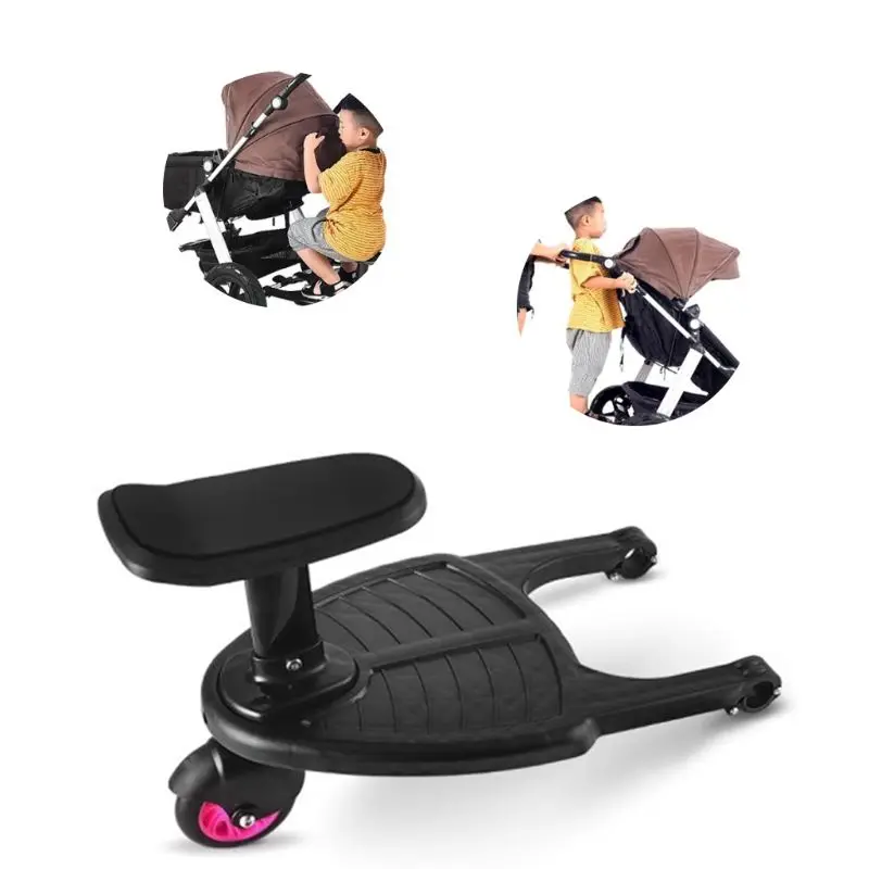 

Baby Stroller Child Auxiliary Pedal Fashion Stroller Pedal Adapter Second Child Artifact Child Assisted Scooter Travel Trailer
