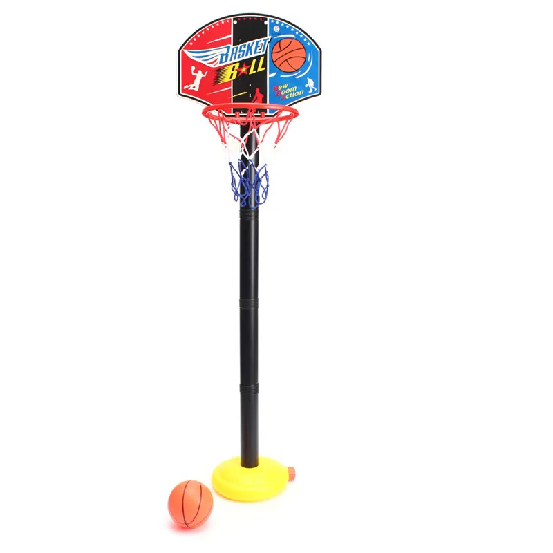 Portable Children Kids Adjustable Basketball Indoor Outdoor Play Net Hoop Set 115cm Portable