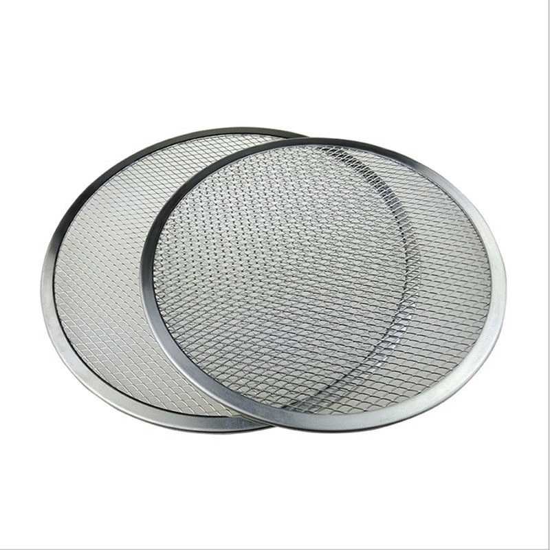 1PC New Aluminum Flat Mesh Pizza Screen Round Baking Tray Net Kitchen Tool 6inch -7inch Kitchen Tools Hot High Quality 1PC New Aluminum Flat Mesh Pizza Screen Round Baking Tray Net Kitchen Tool 6inch -7inch Kitchen Tools Hot High Quality