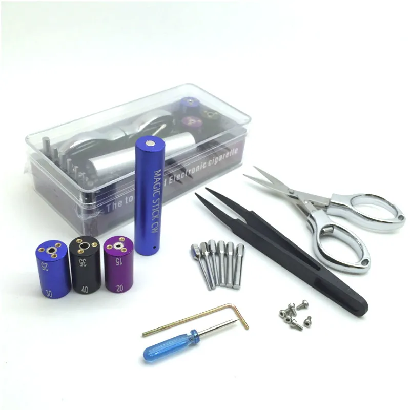 magic stick cw coiling kit 6 size in 1 coiler heating wire wick tool 7 colors coil jig for diy magic stick cw coiling kit 6 size in 1 coiler heating wire wick tool 7 colors coil jig for diy