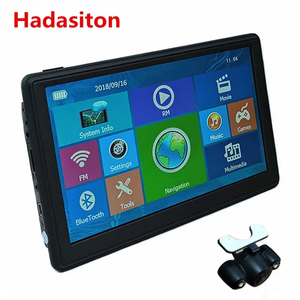 

7" Capacitive screen Car GPS Navigation 8GB Sat Nav Free new Maps,Bluetooth AV-IN & Wireless Rearview camera Optional