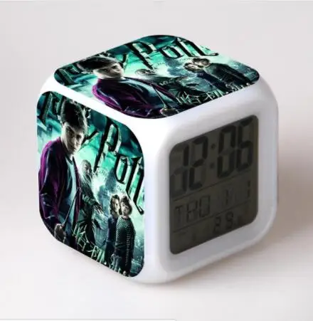 New Movie Kids night light led digital clock Harry Potter alarm clock reloj despertadorelectronic desk clock Children Xmas Toys New Movie Kids night light led digital clock Harry Potter alarm clock reloj despertadorelectronic desk clock Children Xmas Toys