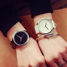 Gelée couleur Simple Style Poignet Montres 2016 Nouvelle Mode BGG marque Solide Horloge À Quartz PU Montre En Cuir Fille Femmes orologi donna