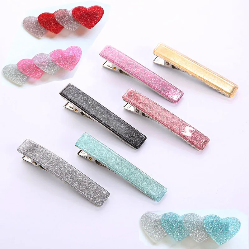 

1 Pieces Japanese Style Bling Hairpin Hair Accessories Simple Acetate Hair Clip Barretttes For Female Headdress Hairgrips