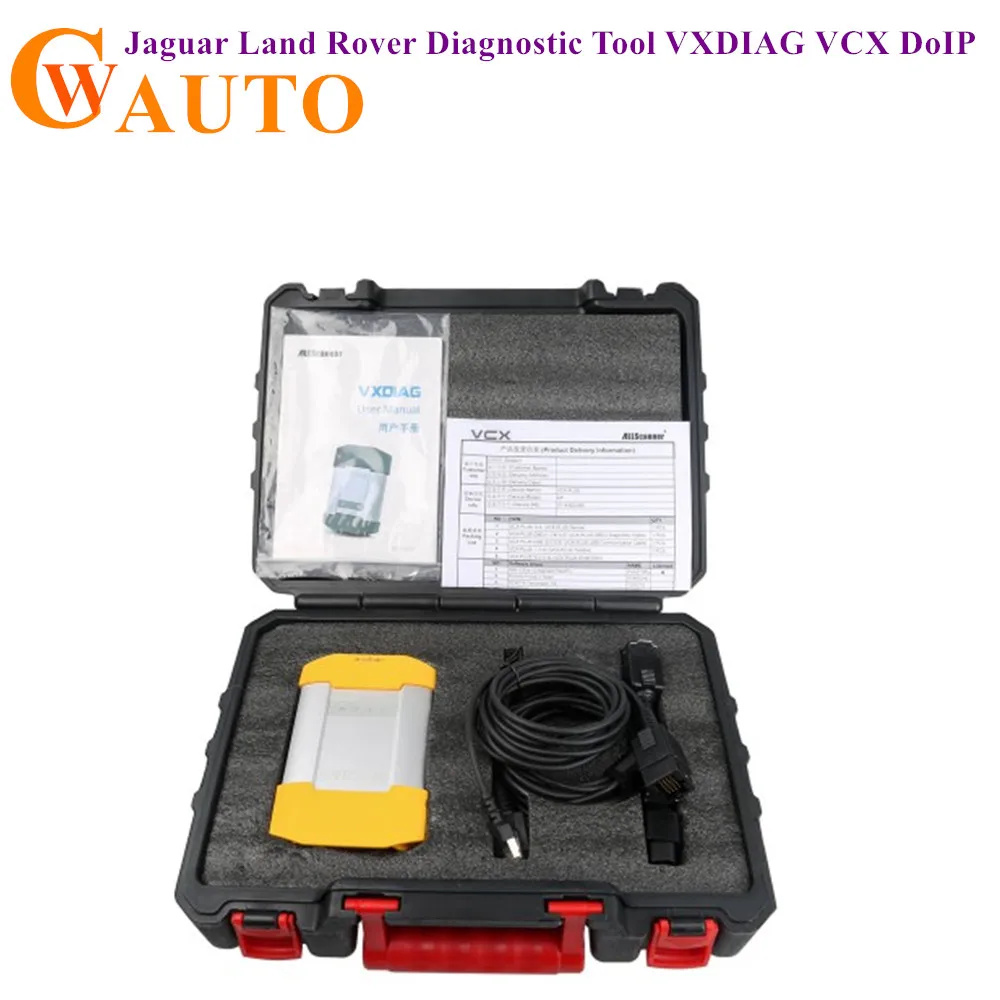 Herramienta de diagnóstico VCX DoIP VXDIAG con Software PATHFINDER V182 y JLR SDD V153 contenido en