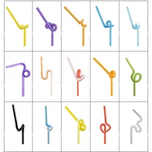 Cute Flexible Party Straws Set