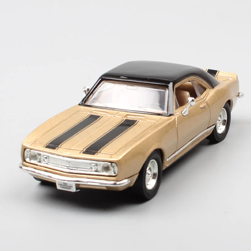 1/43 Масштаб Мини Винтаж 1967 Chevrolet Camaro Z28 Chevy гоночный автомобиль мышцы литья под давлением и автомобили-модельная игрушка миниатюрный коллектор