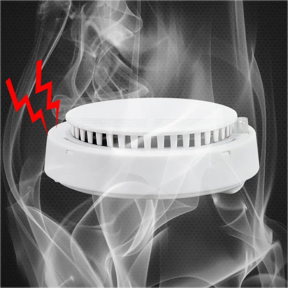 85dB-Voice-Fire-Smoke-Sensor-Detector-Alarm-Tester-Home-Security-System-Wireless-Cordless-for-Kitchen-Restaurant