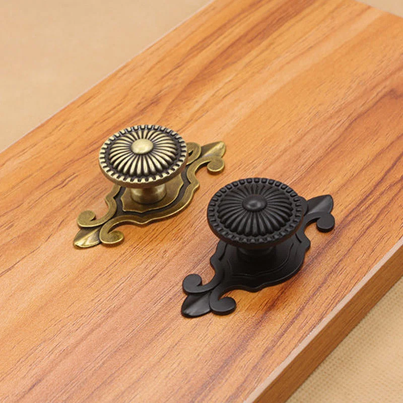 

5Pcs Retro Kitchen Cabinet Knobs Cupboard Door Zinc Alloy Handles Wardrobe Furniture Drawer Pulls DAG-ship