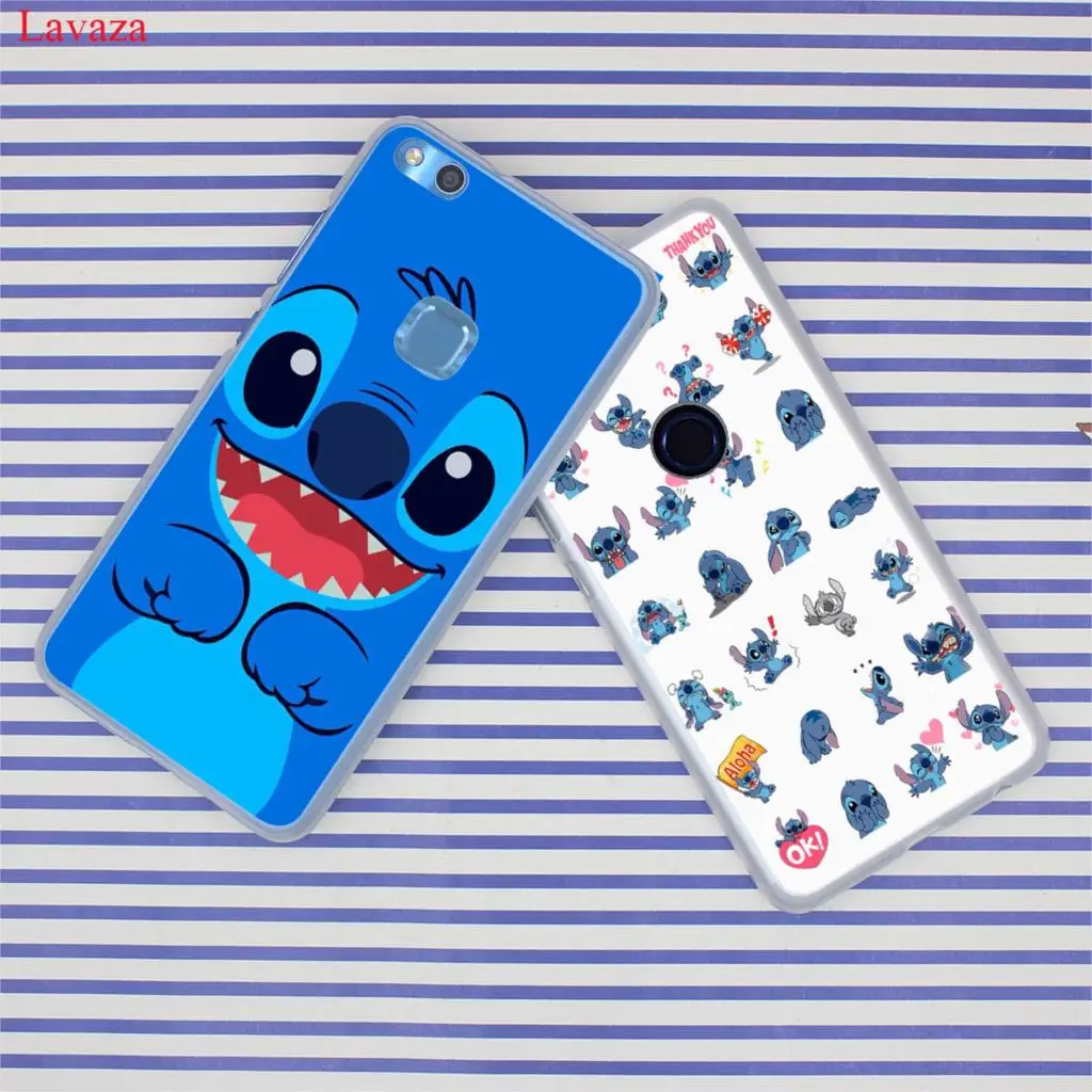 Lavaza милый мультяшный Ститч чехол для телефона huawei Y9 Y7 Y6 Prime 2019 2018 Honor 20 10 8C 8X8 9X9 Lite 7C