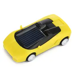 Игрушечный автомобиль на солнечных батареях Мини Спортивный автомобиль Для детей мода развивающие игрушки энергии крикет Рождественский
