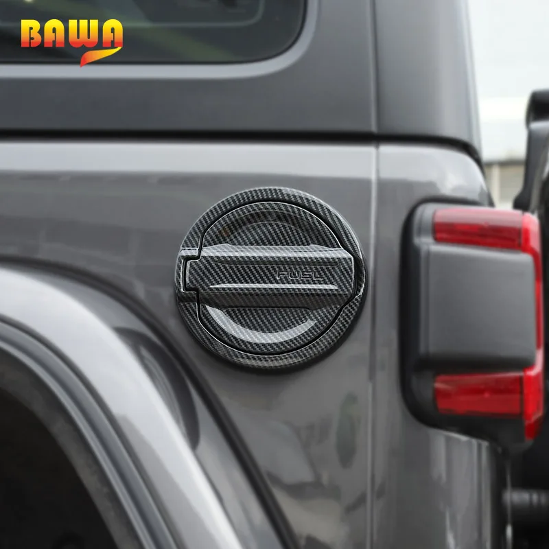 Крышки бака BAWA для Jeep Wrangler JL 2018 ABS крышка топливного наклейки jl аксессуары|Крышки