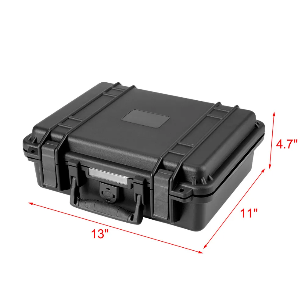 Uxcell 300x220x100 мм Внутренний IP67 Водонепроницаемый Жесткий Чехол Переносной жесткий защитный чехол для оборудования pick N Pluck Foam